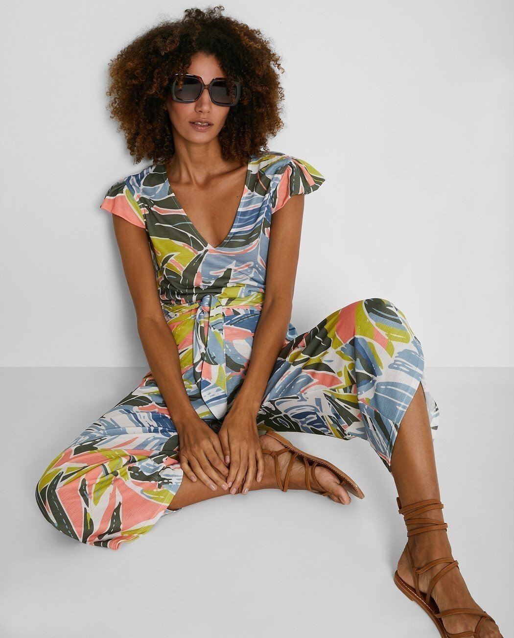 PANTALÓN CULOTTE ESTAMPADO