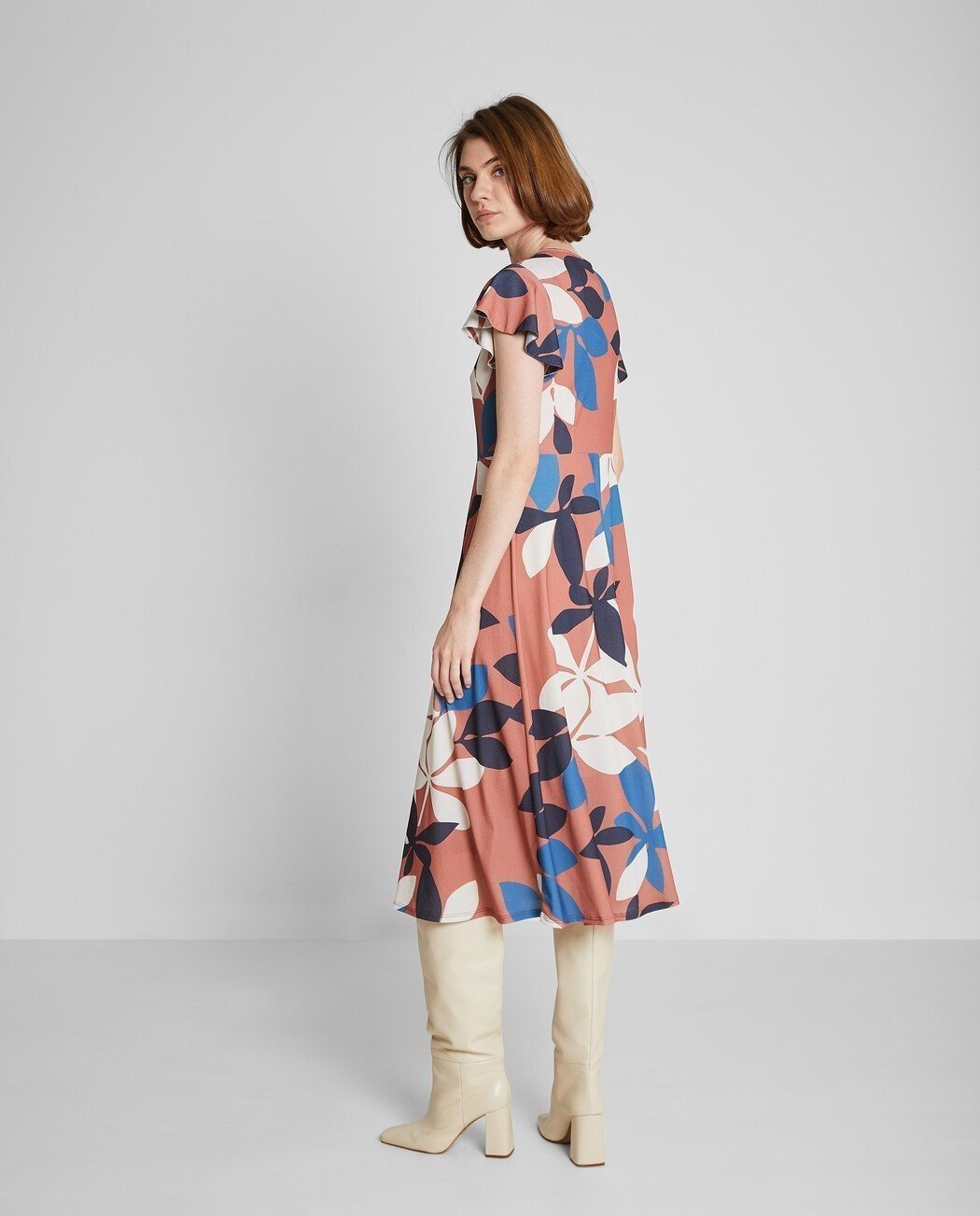 VESTIDO MIDI ESTAMPADO