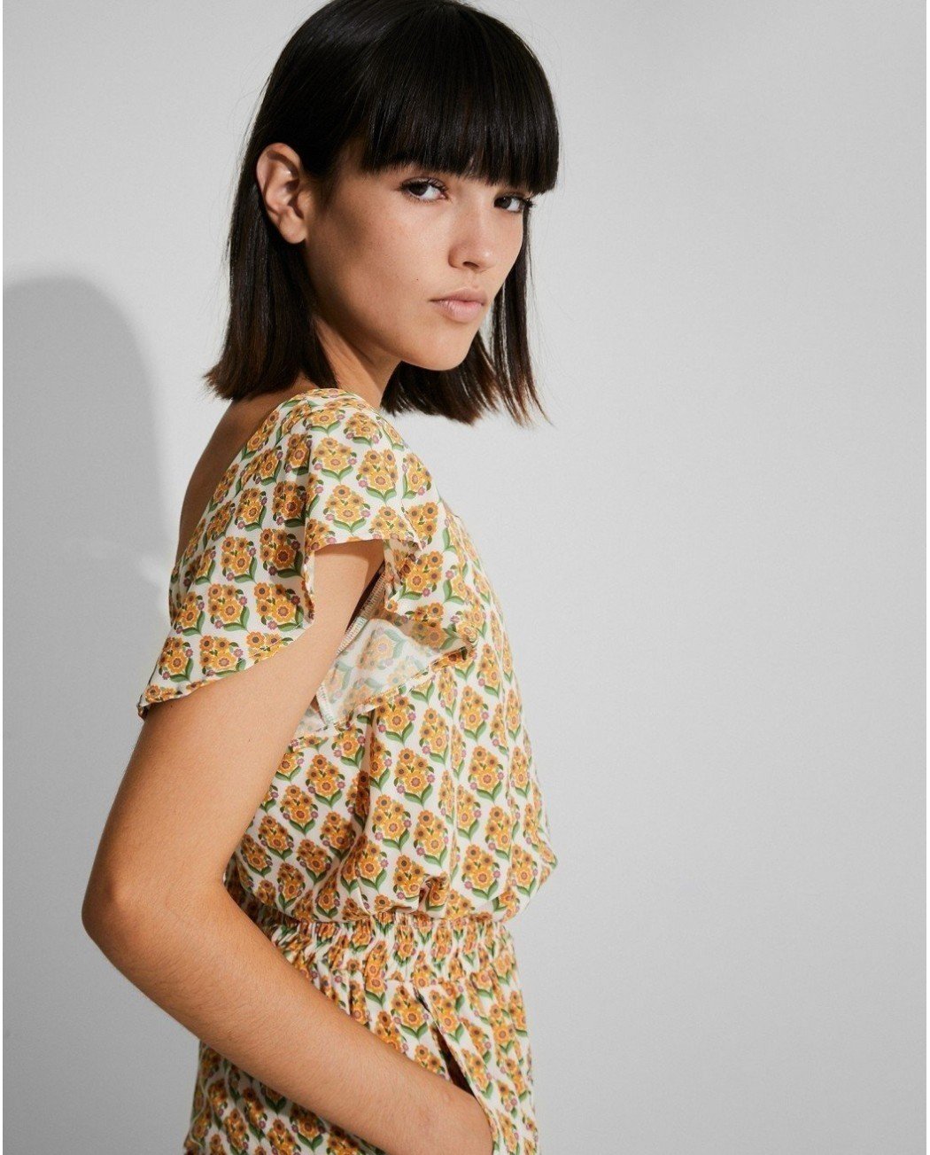 CAMISA VOYAGE VOLANTES EN MANGAS