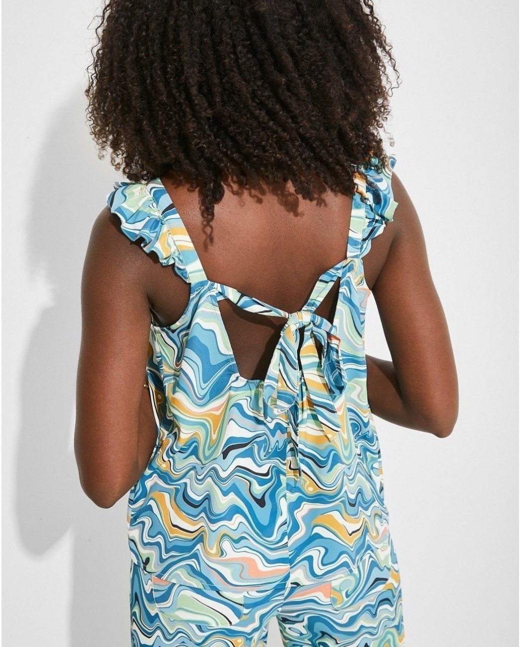 BLUSA FIDELA TIRANTES ESTAMPADA